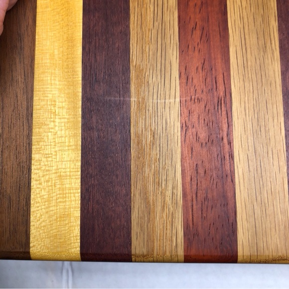 Handmade Hard Wood Serving Board Sz Small Signed By Artist Bruce McCreedy NEW - Picture 3 of 8